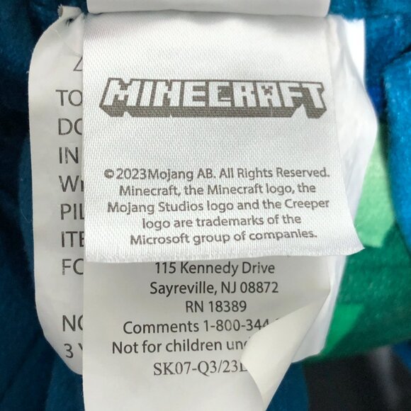 MINECRAFT Earth Glow Squid 19 in Pillow Glow In The Dark Plush - Picture 8 of 11